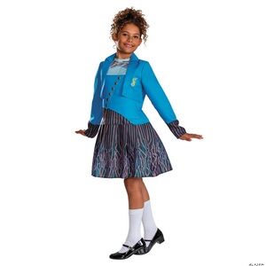 Disguise Kids Classic Blue Wicked Shiz University Outfit Costume Sz M 7-8 NEW!